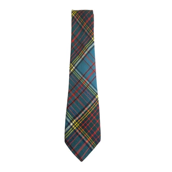 Anderson Scottish Plaid 100% Pure New Wool Tie - Picture 1 of 6
